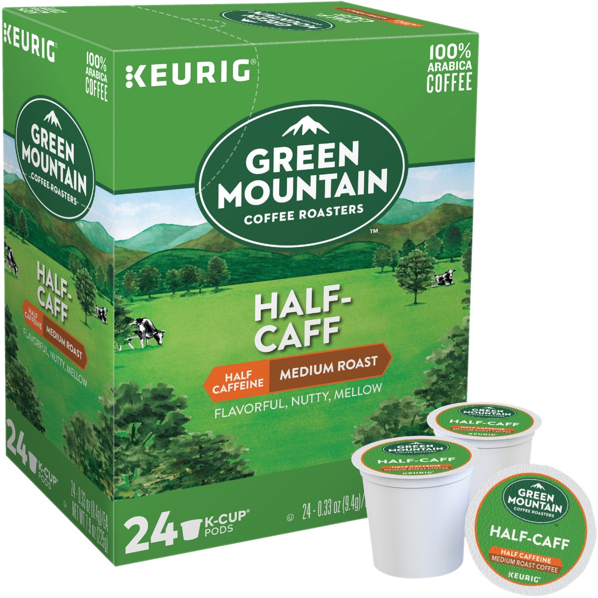 Keurig Green Mountain Coffee Roasters Half-Caff K-Cup (24-Pack) Image 1