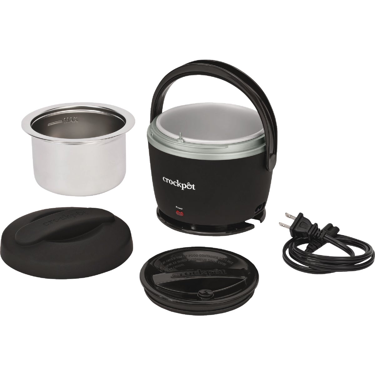 Crock-Pot Lunch Crock 20 Oz. Black Food Warmer Image 5