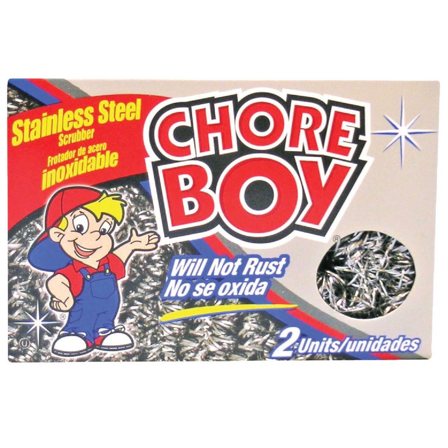 Chore Boy Stainless Steel Scouring Pad (2-Count) Image 1