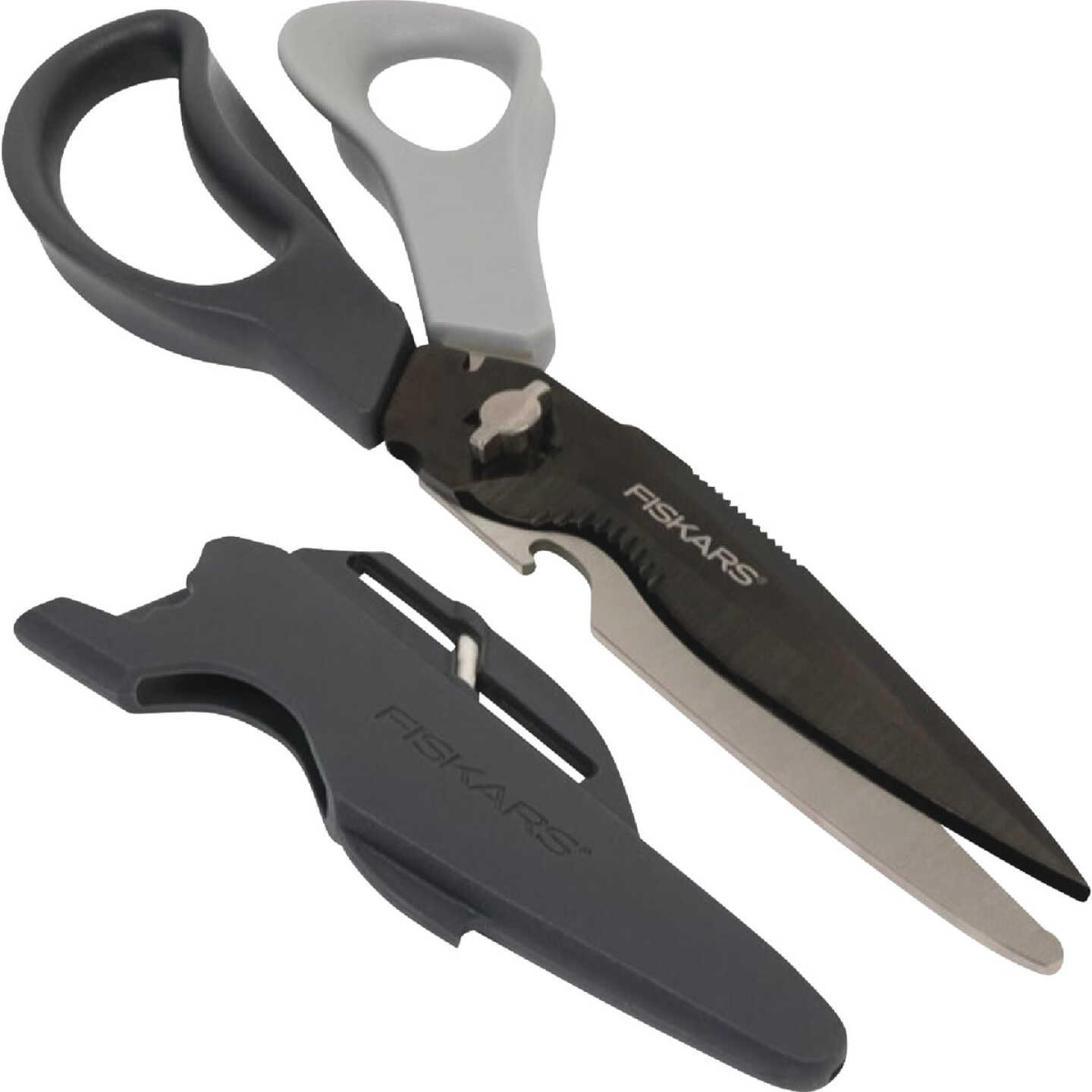 Fiskars 9 In. Cuts+More Titanium-Coated Multipurpose Shears Image 1