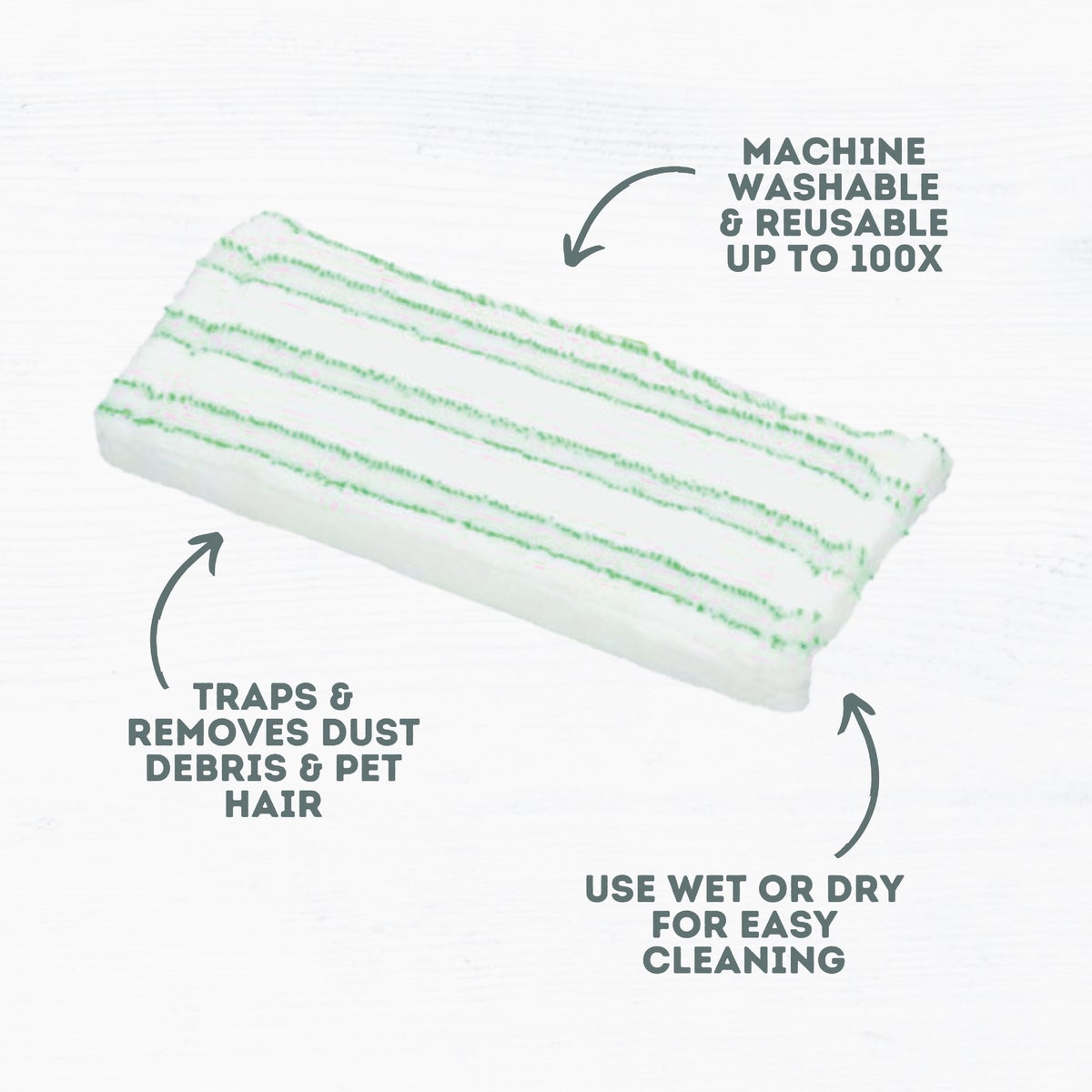 Quick Shine Hard Surface Floor Mop Refill Pad Image 1