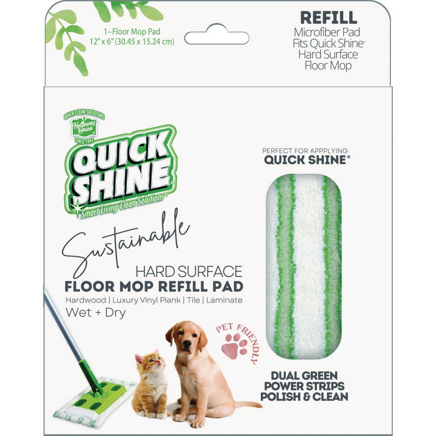 Quick Shine Hard Surface Floor Mop Refill Pad Image 6