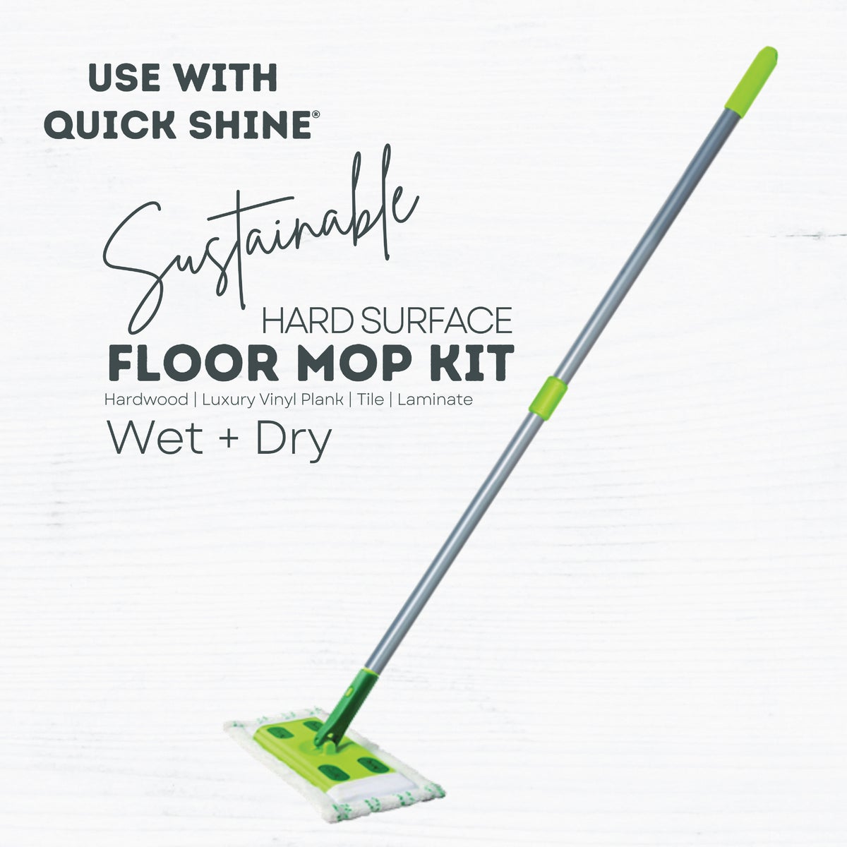 Quick Shine Hard Surface Floor Mop Refill Pad Image 3