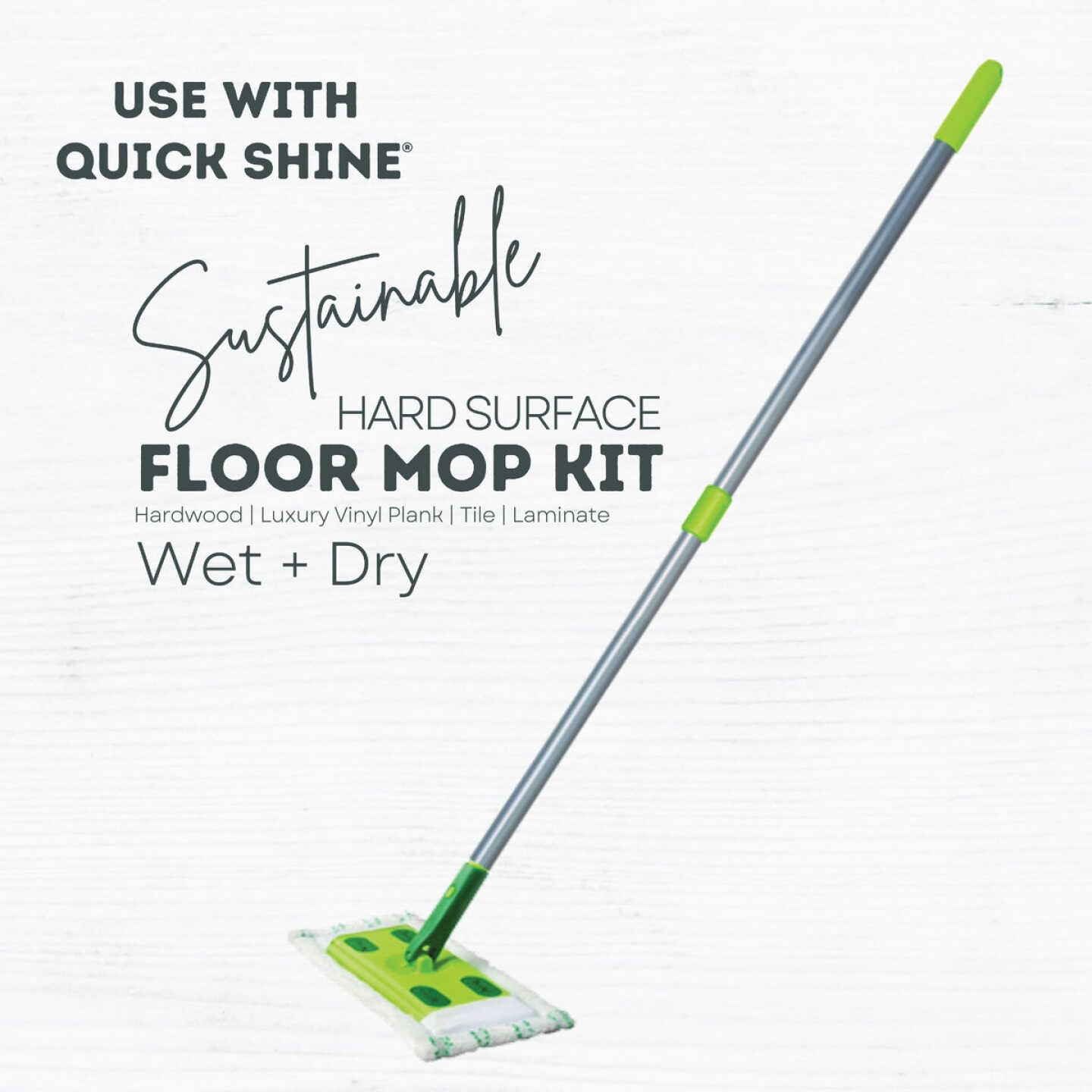Quick Shine Hard Surface Floor Mop Refill Pad Image 3