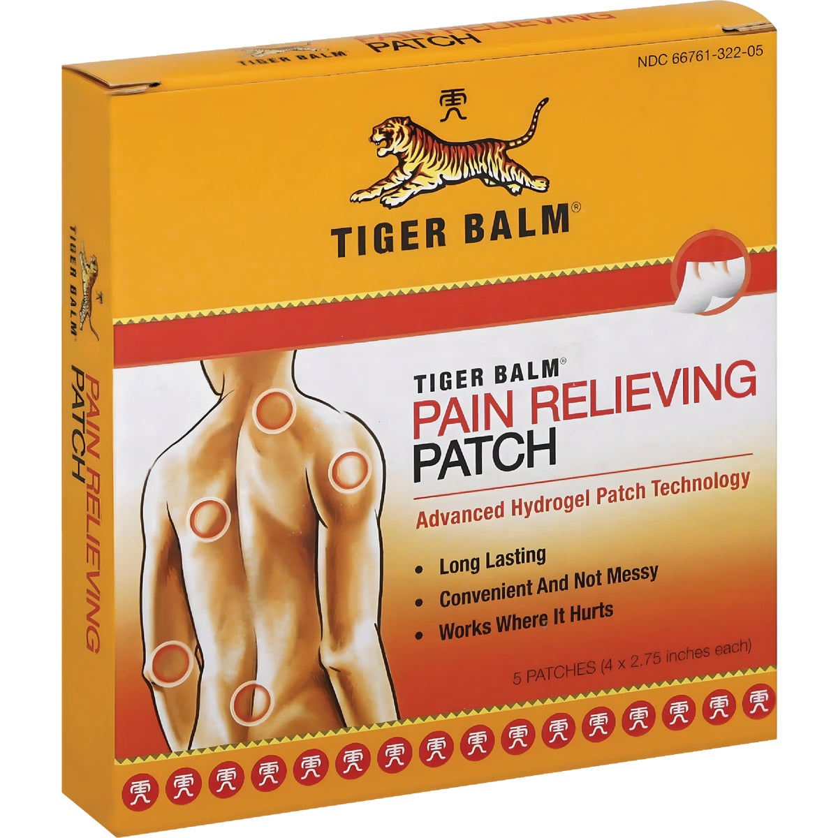 Tiger Balm Small Pain Relieving Patch (5-Count) Image 3