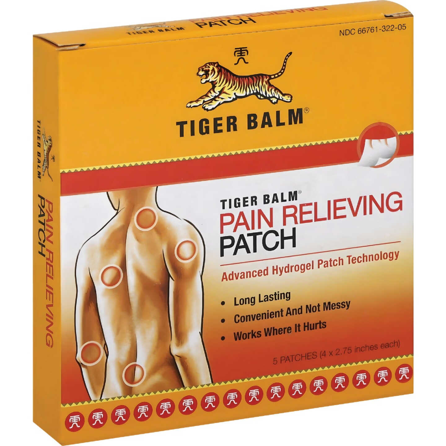 Tiger Balm Small Pain Relieving Patch (5-Count) Image 3