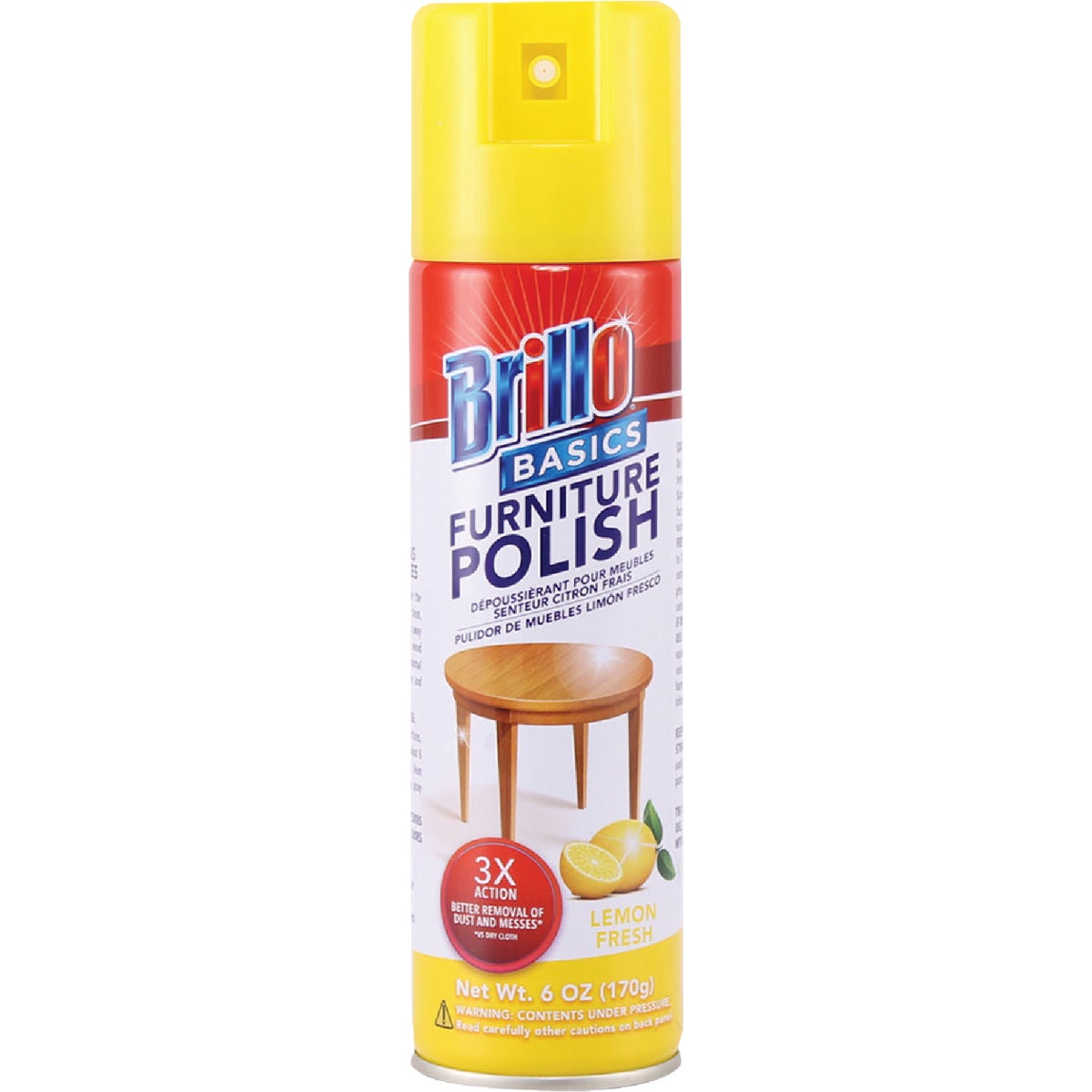 Brillo Basics 6 Oz. Aerosol Lemon Furniture Polish