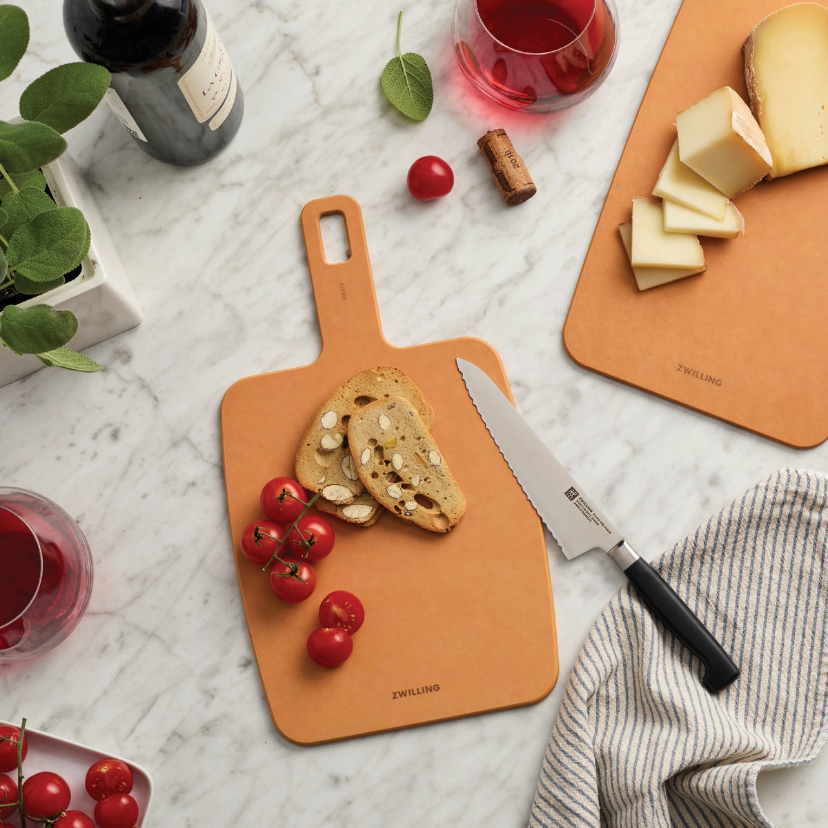 Zwilling 13 In. x 7.5 In. Plant Fiber Natural Cutting Board Image 3