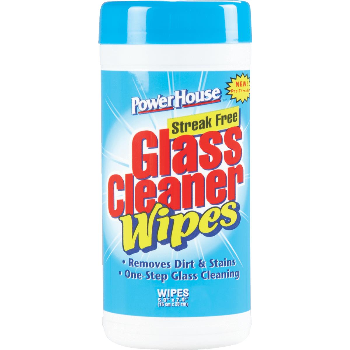 PowerHouse Glass Cleaner Wipes (40-Count)