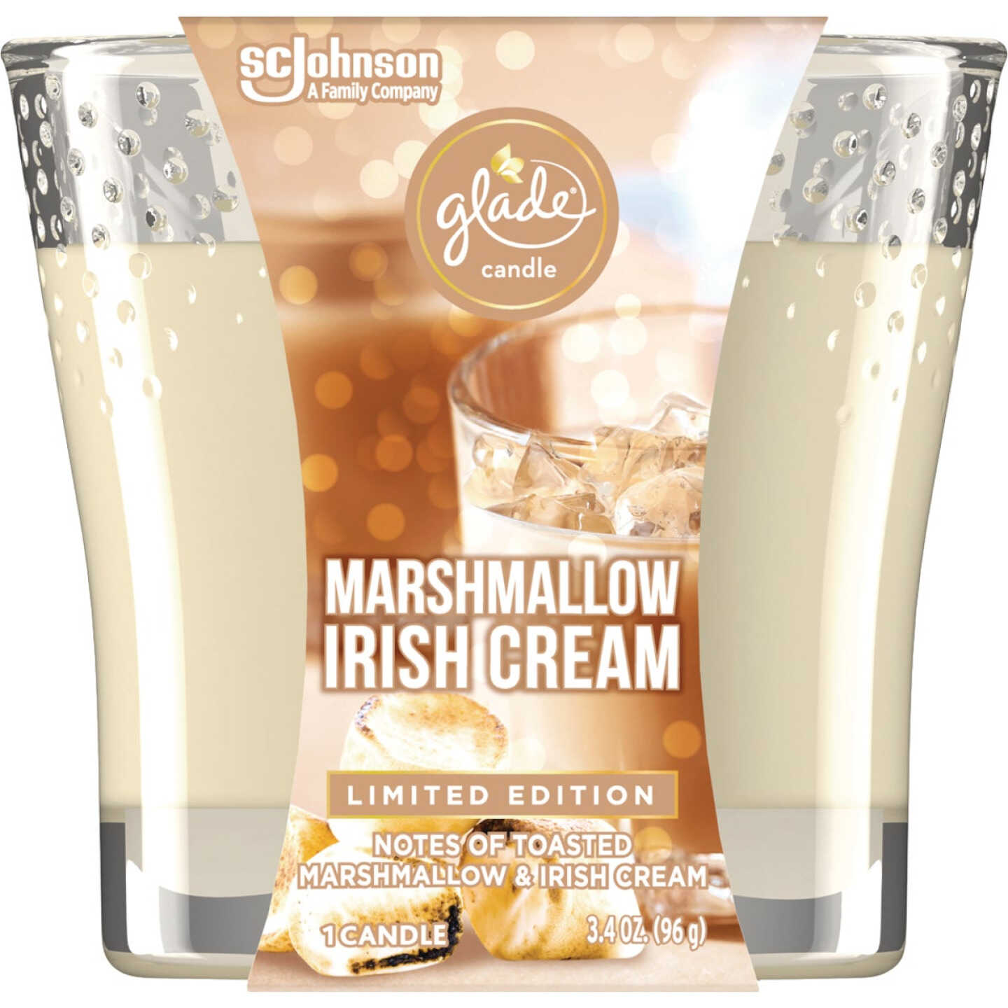 Glade 3.4 Oz. Marshmallow Irish Cream Candle Image 1