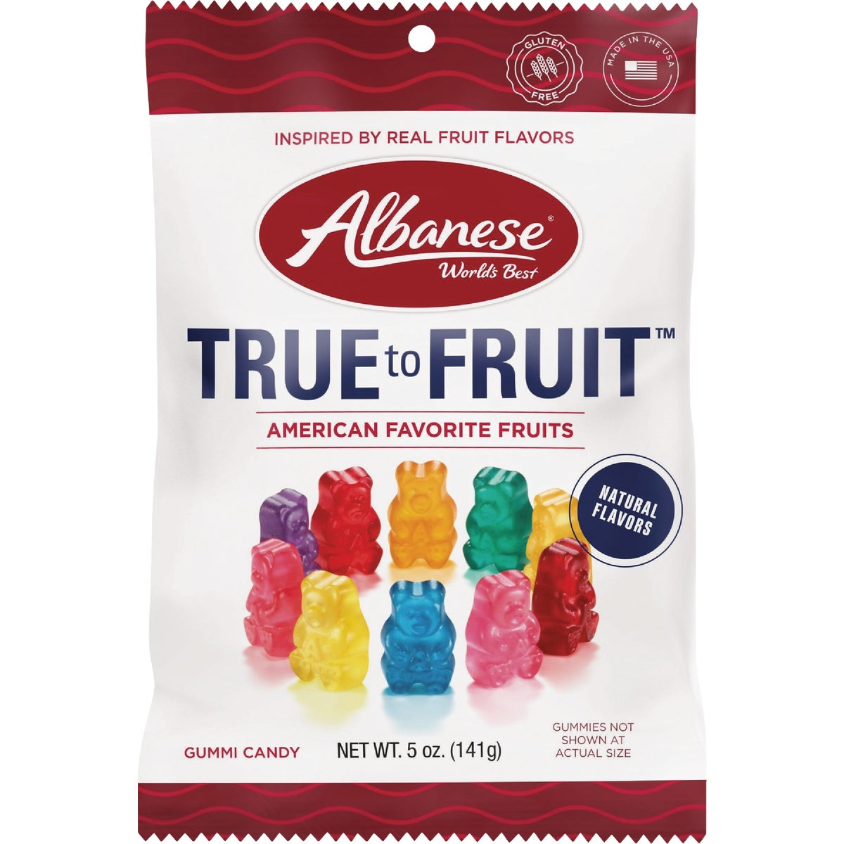 Albanese True to Fruit American Favorite Fruits Gummy Bear