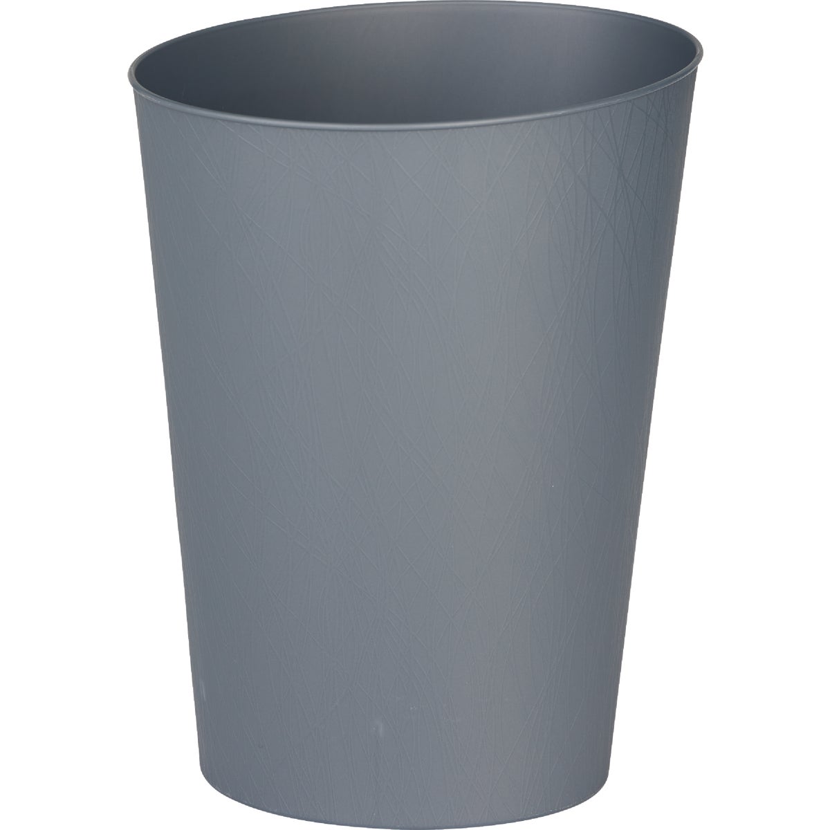 Hefty 2.3 Gal. Gun Metal Wastebasket Image 3