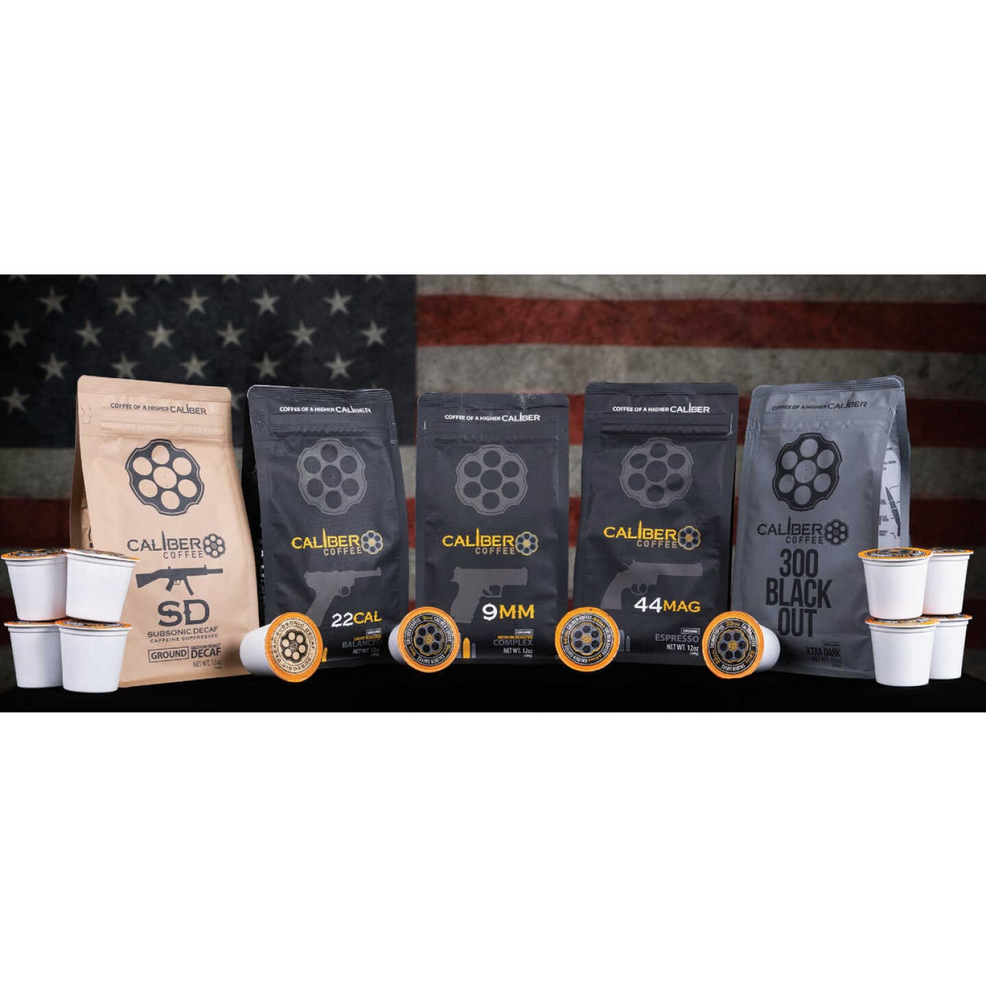 Caliber Coffee .22 Cal Whole Bean Light Roast, 12 Oz. Bag Image 2