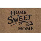 Americo Home 18 In. x 30 In. Home Sweet Home Koko Faux Coir Entrance Mat Image 1