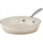 Gotham Steel 12 In. Hammered Cream Collection Fry Pan Image 1