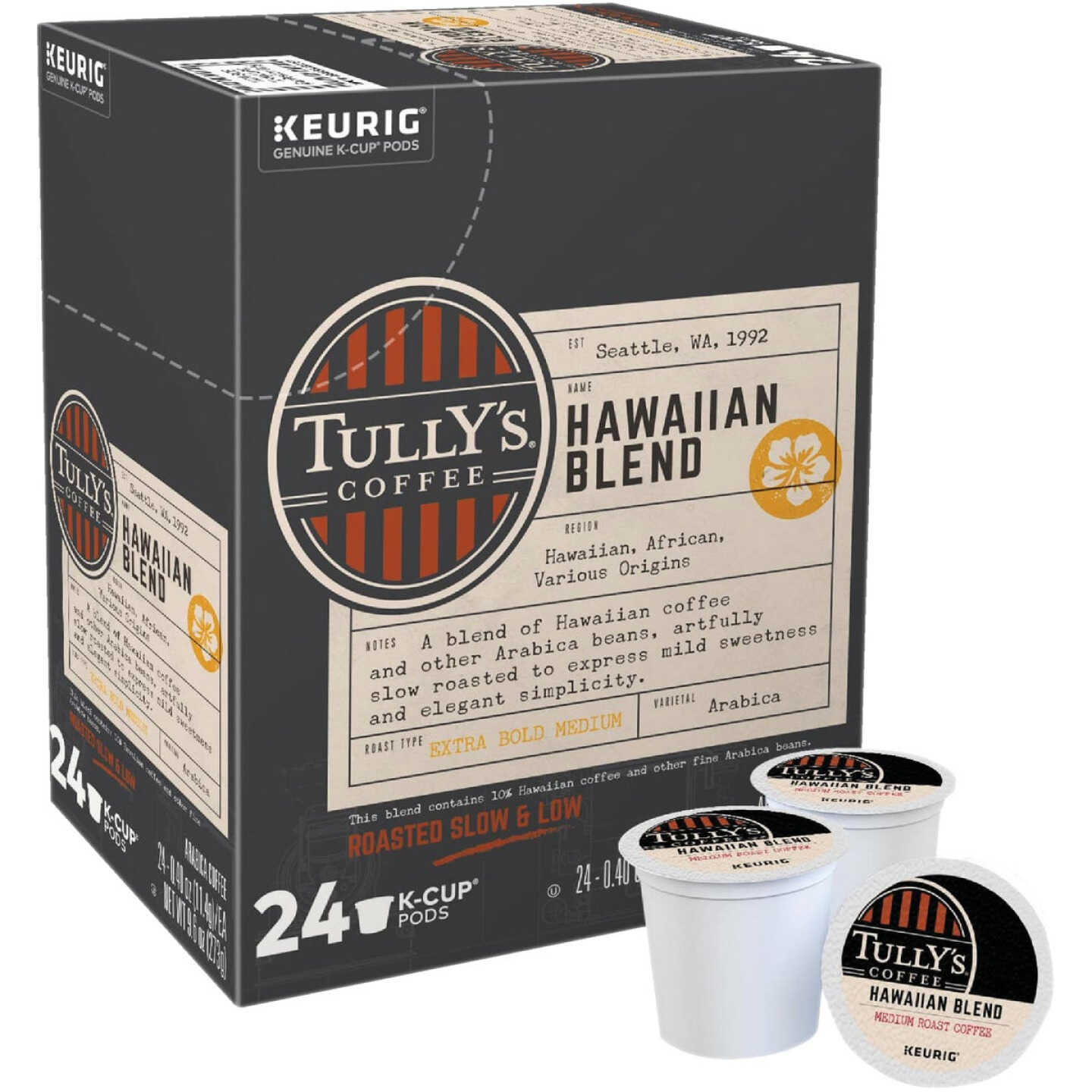Keurig Tully's Coffee Hawaiian Blend K-Cup (24-Pack) Image 1