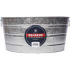 Behrens 17 Gal. Round Hot-Dipped Utility Tub Image 1
