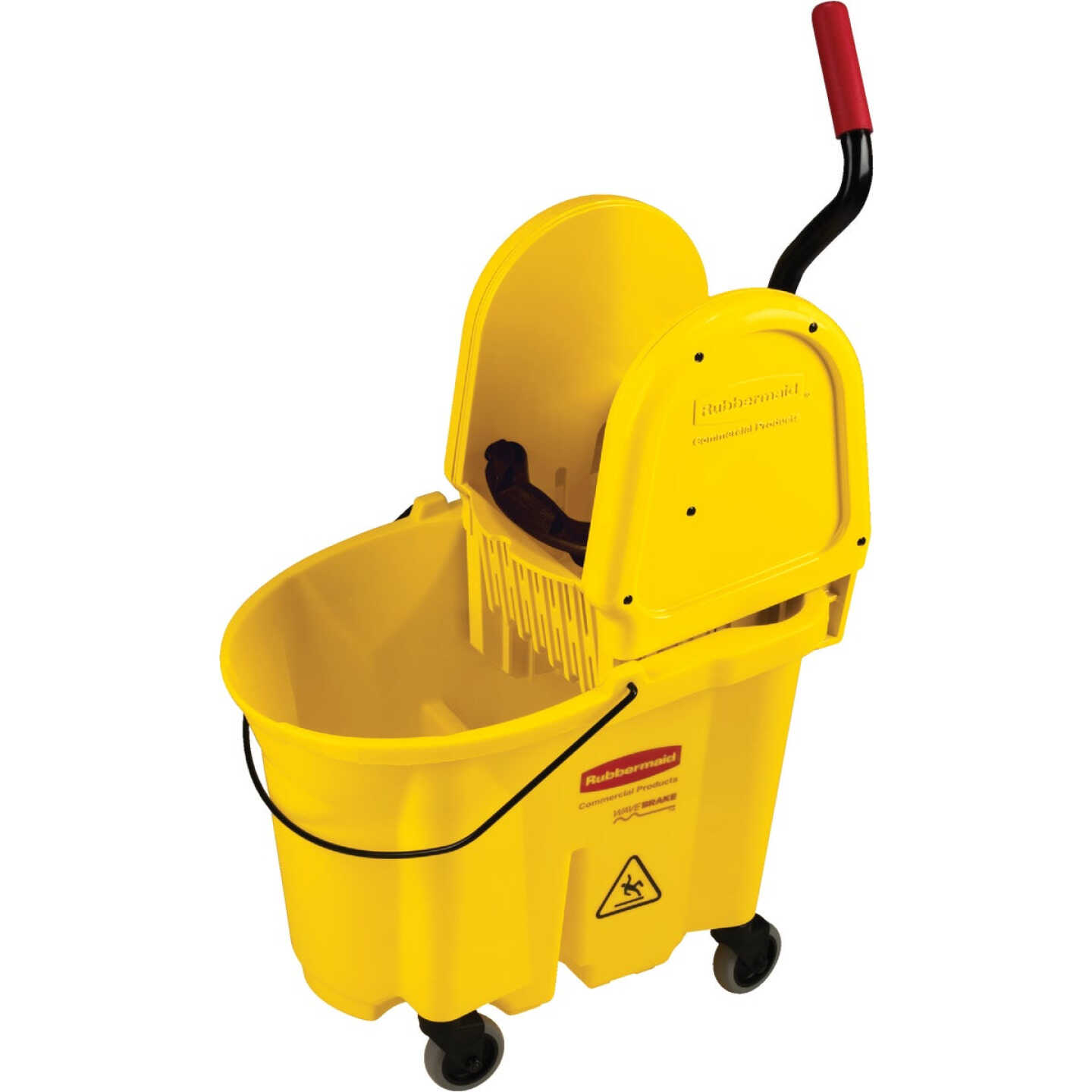 Rubbermaid Commercial WaveBrake 35 Qt. Down Press Combo Mop Bucket Image 1