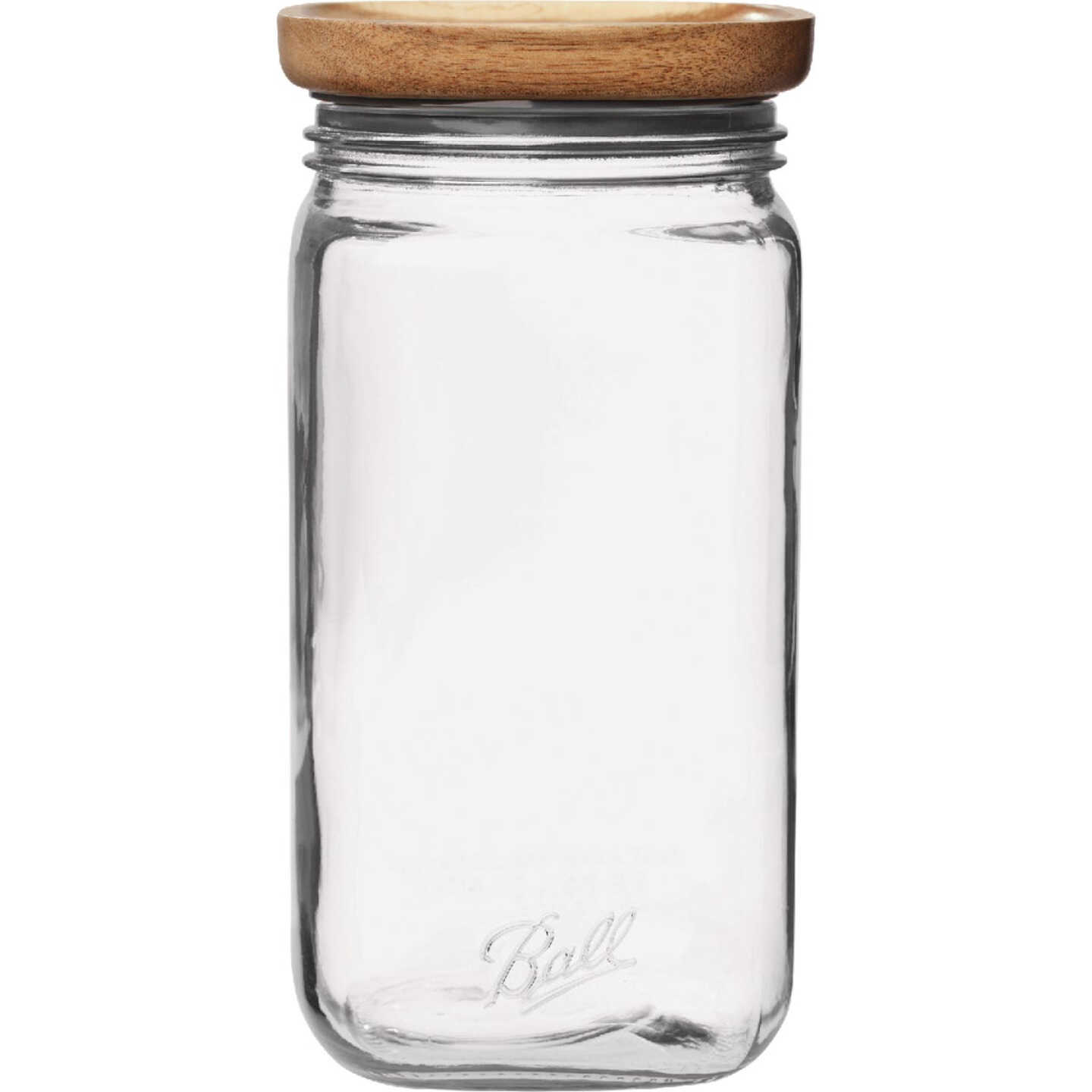 Ball 9.9 Cup Stack & Store Jar with Wooden Lid Image 1