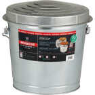 Behrens 10 Gal. Galvanized Locking Lid Trash Can with Lid Image 4