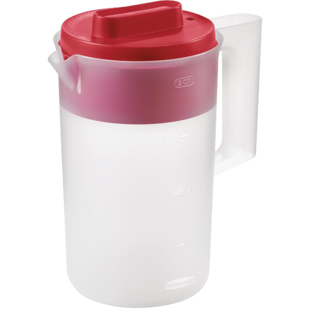 Rubbermaid 2 Qt. Simply Pour Plastic Pitcher with Multi-Function Lid Image 6