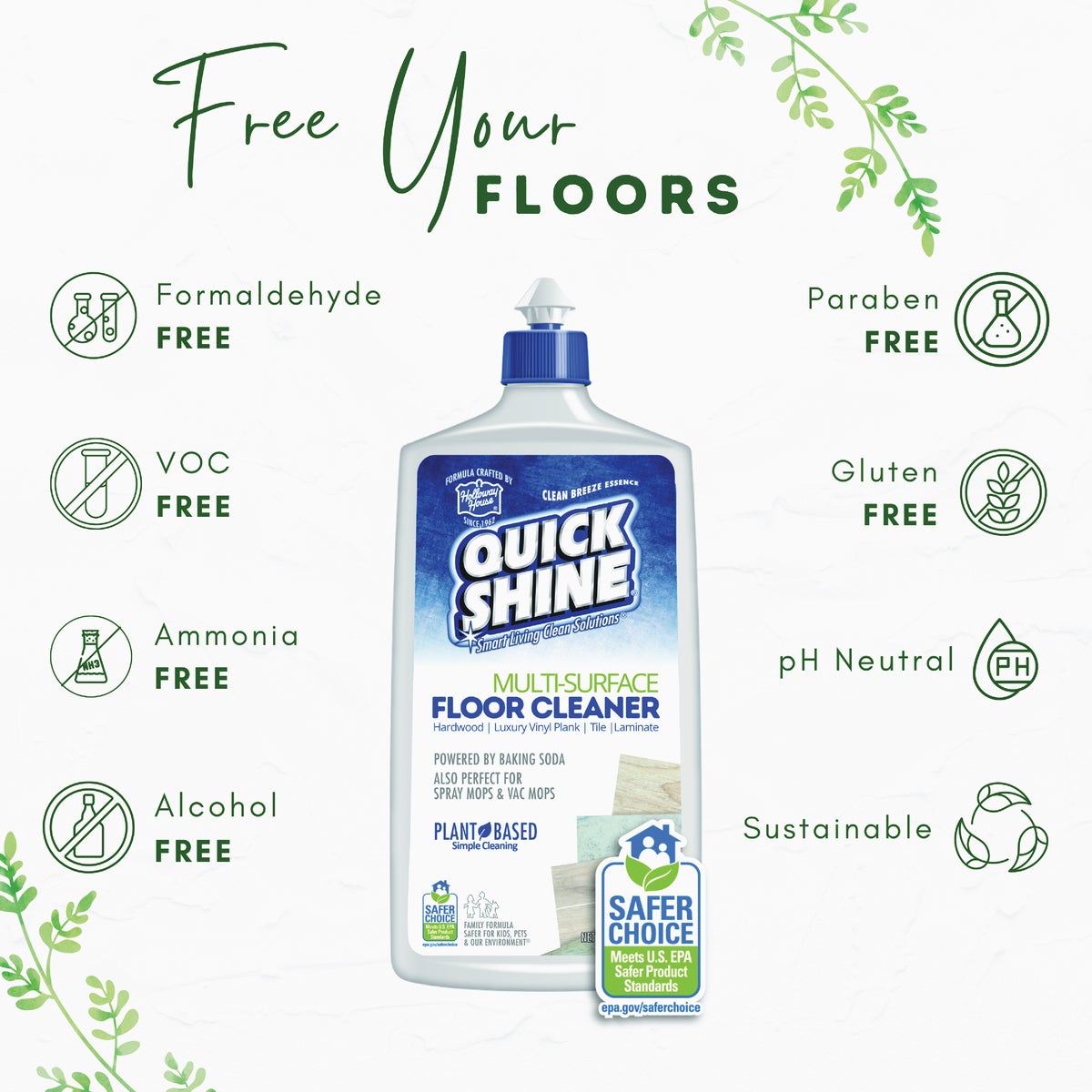 Quick Shine 27 Oz. Multi-Surface Floor Cleaner Image 6