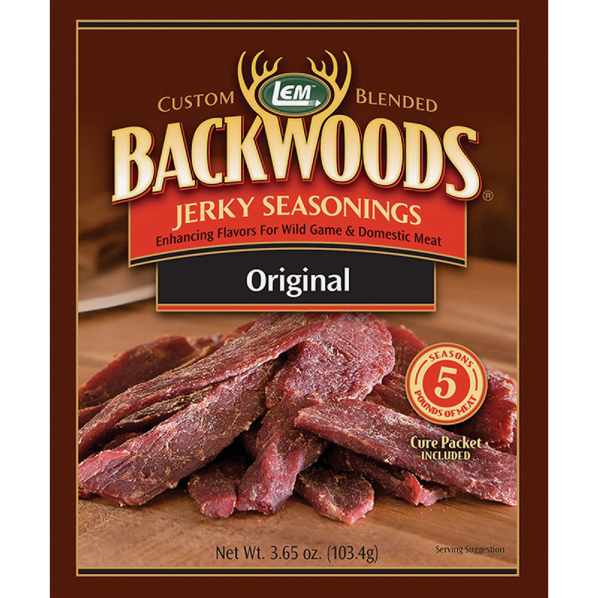 LEM Backwoods 3.65 Oz. Original Jerky Seasoning