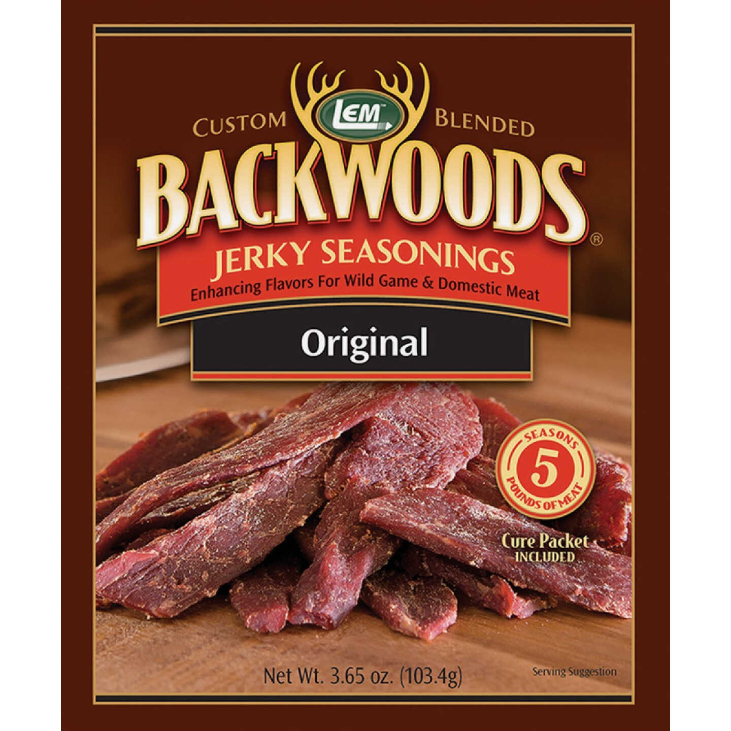 LEM Backwoods 3.65 Oz. Original Jerky Seasoning Image 1