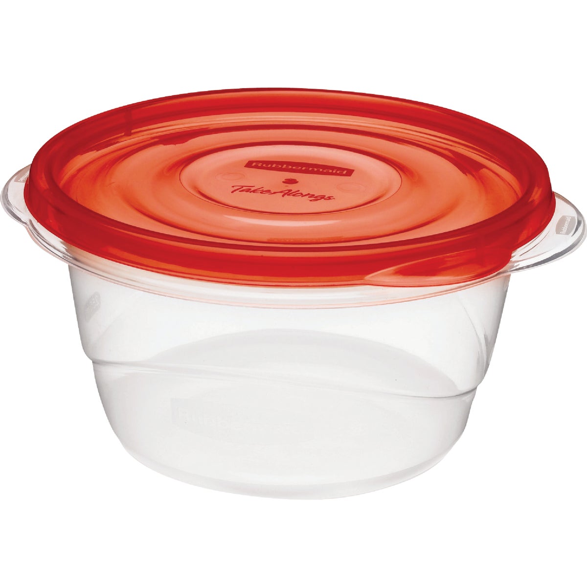 Rubbermaid TakeAlongs 3.5 C. Clear Round Food Storage Container with Lids (4-Pack) Image 3