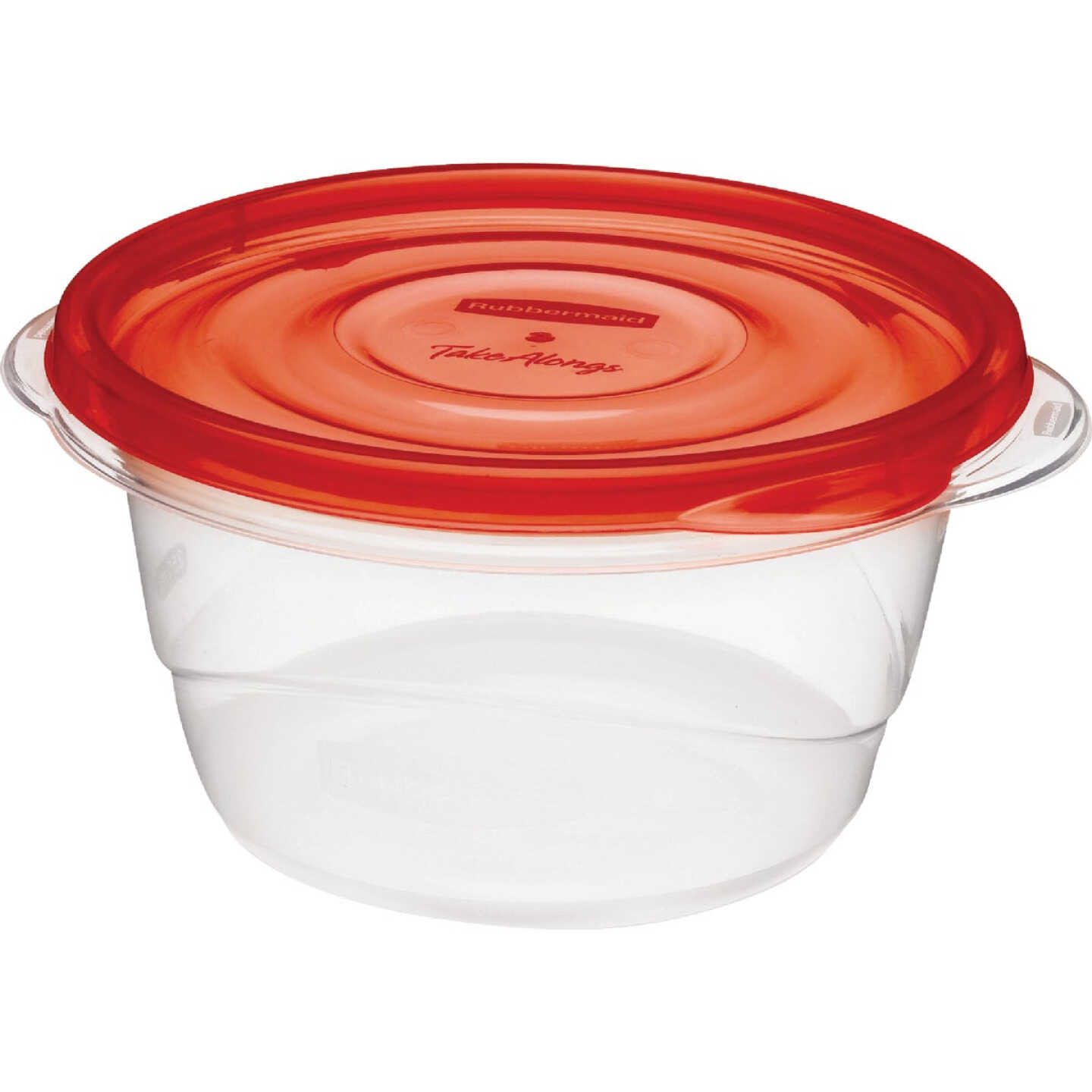 Rubbermaid TakeAlongs 3.5 C. Clear Round Food Storage Container with Lids (4-Pack) Image 3