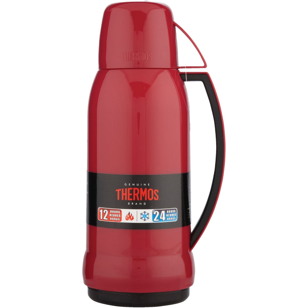 Thermos Arc 35 Oz. Red or Blue Plastic Insulated Vacuum Bottle Image 2