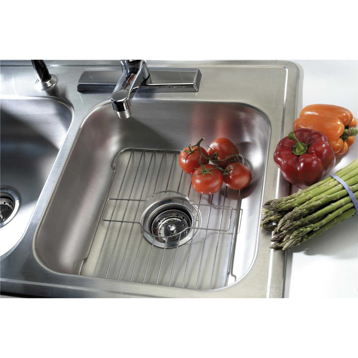 CHROME TWIN SINK RACK Image 4