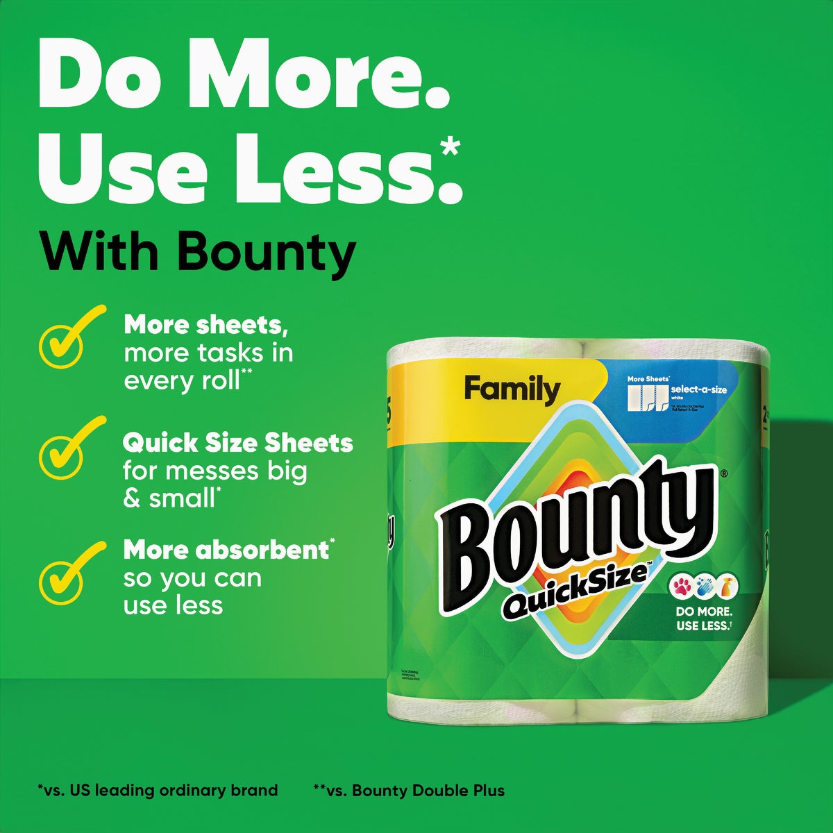 Bounty Select-A-Size Paper Towels, 6 Double Rolls Image 4