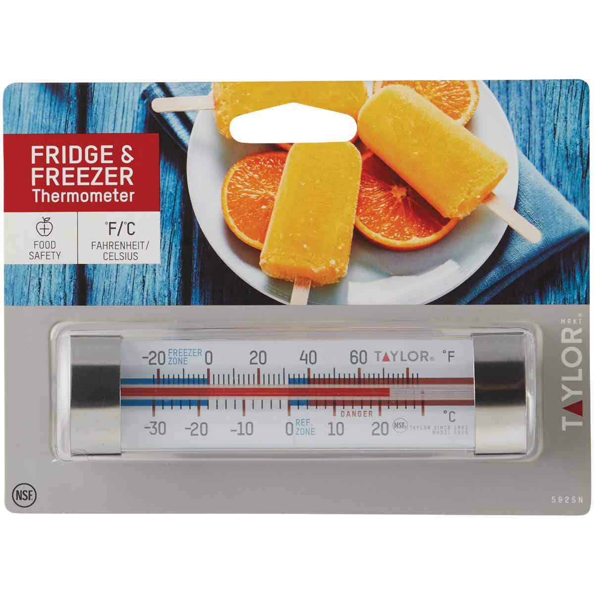 Taylor Freezer Or Refrigerator Kitchen Thermometer Image 2