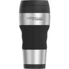 Thermos ThermoCafe 16 Oz. Black Stainless Steel Travel Tumbler Image 1
