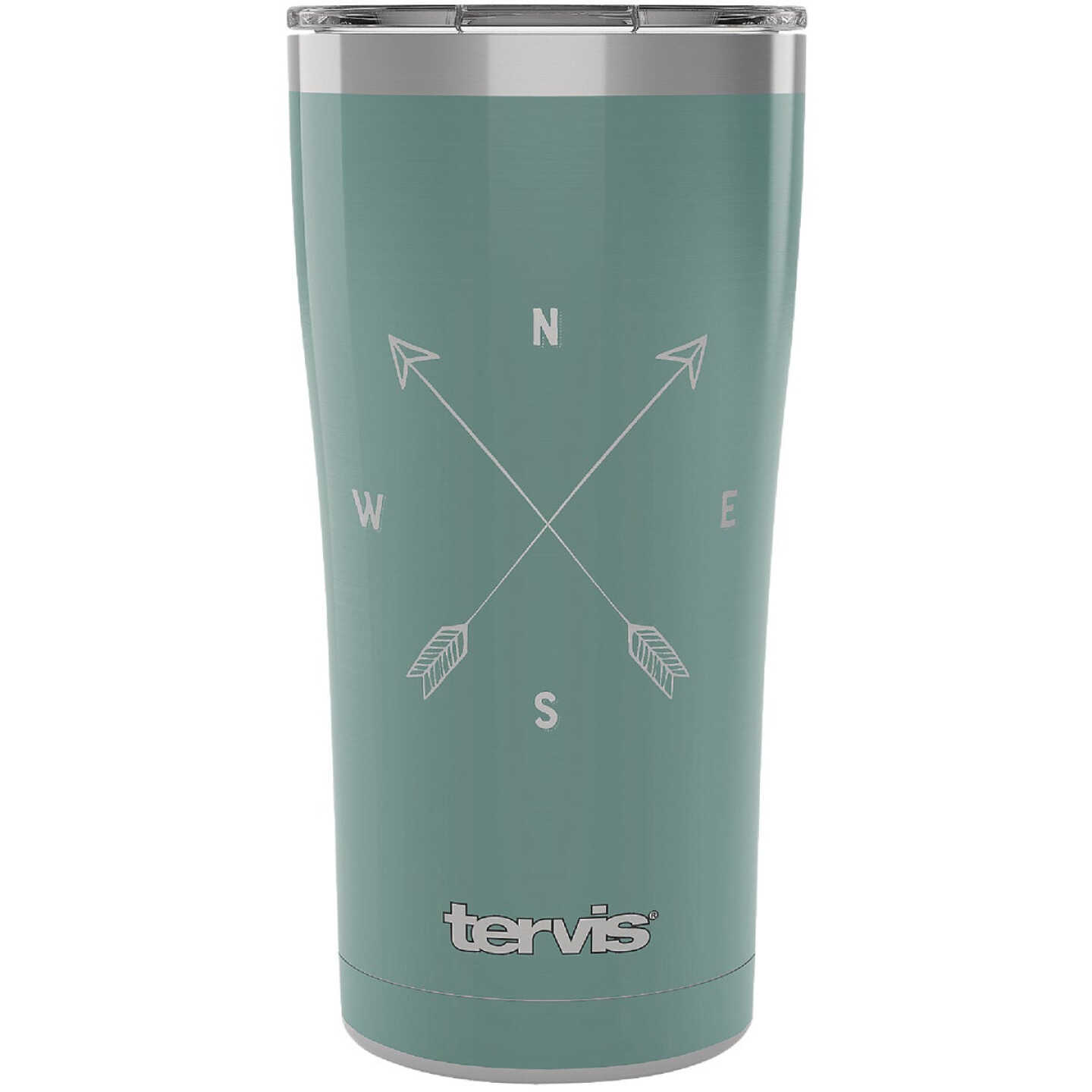 Tervis Simple Compass 20 Oz. Stainless Steel Tumbler with Slider Lid Image 1