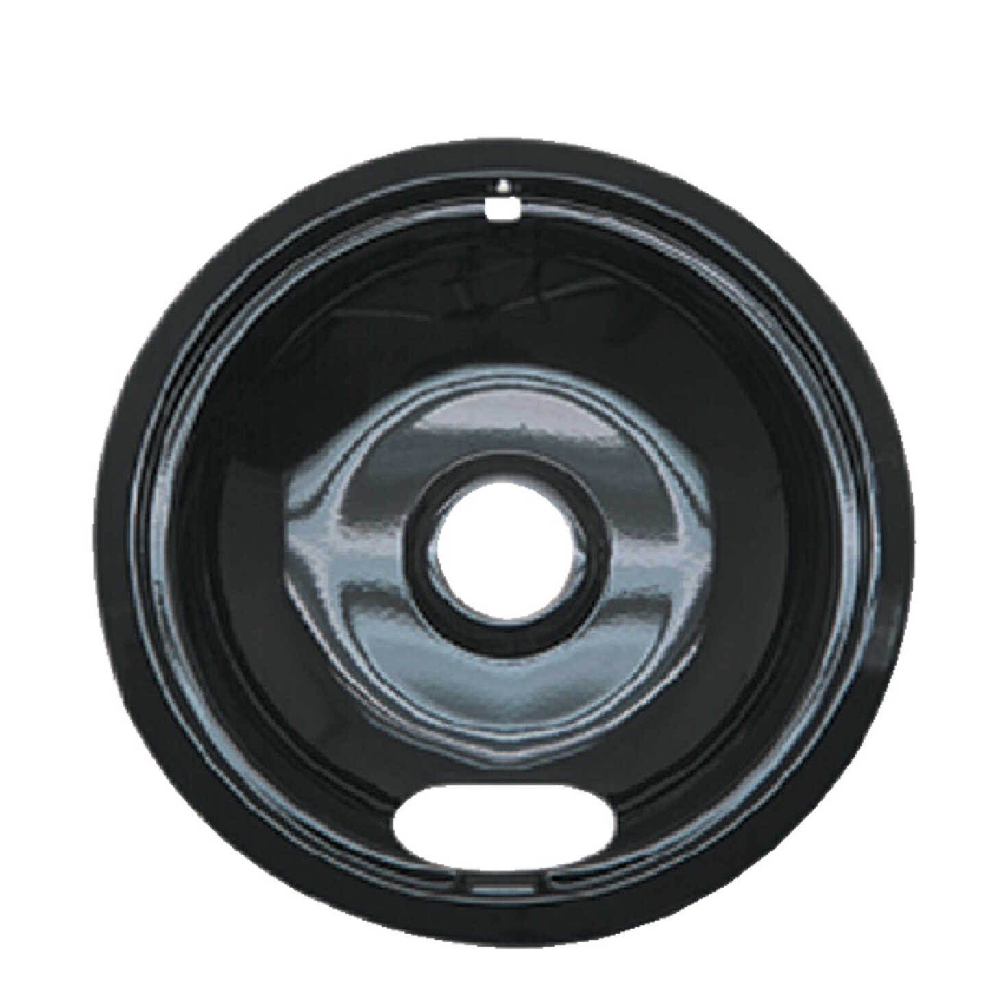 Range Kleen Electric 8" Style A Round Black Drip Pan Image 1