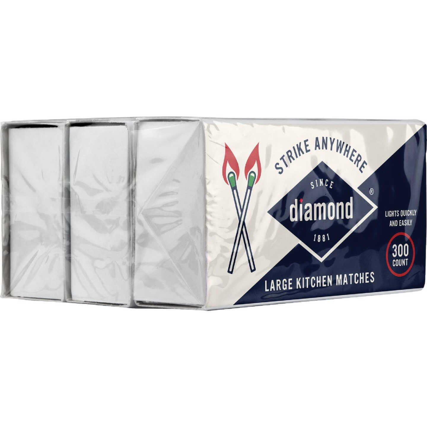 Diamond 2-3/8 In. 300-Count Strike Anywhere Kitchen Matches (3-Pack) Image 1