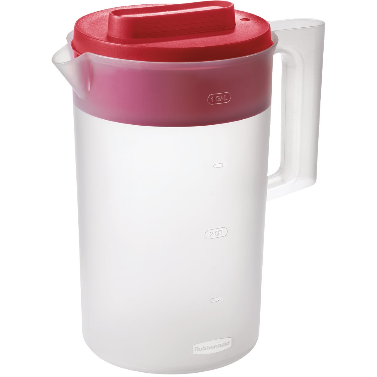 Rubbermaid 1 Gal. Simply Pour Plastic Pitcher with Multi-Function Lid Image 6