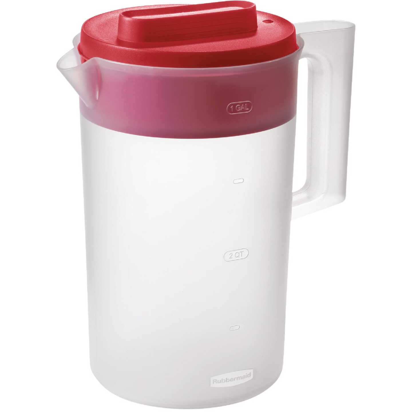 Rubbermaid 1 Gal. Simply Pour Plastic Pitcher with Multi-Function Lid Image 6