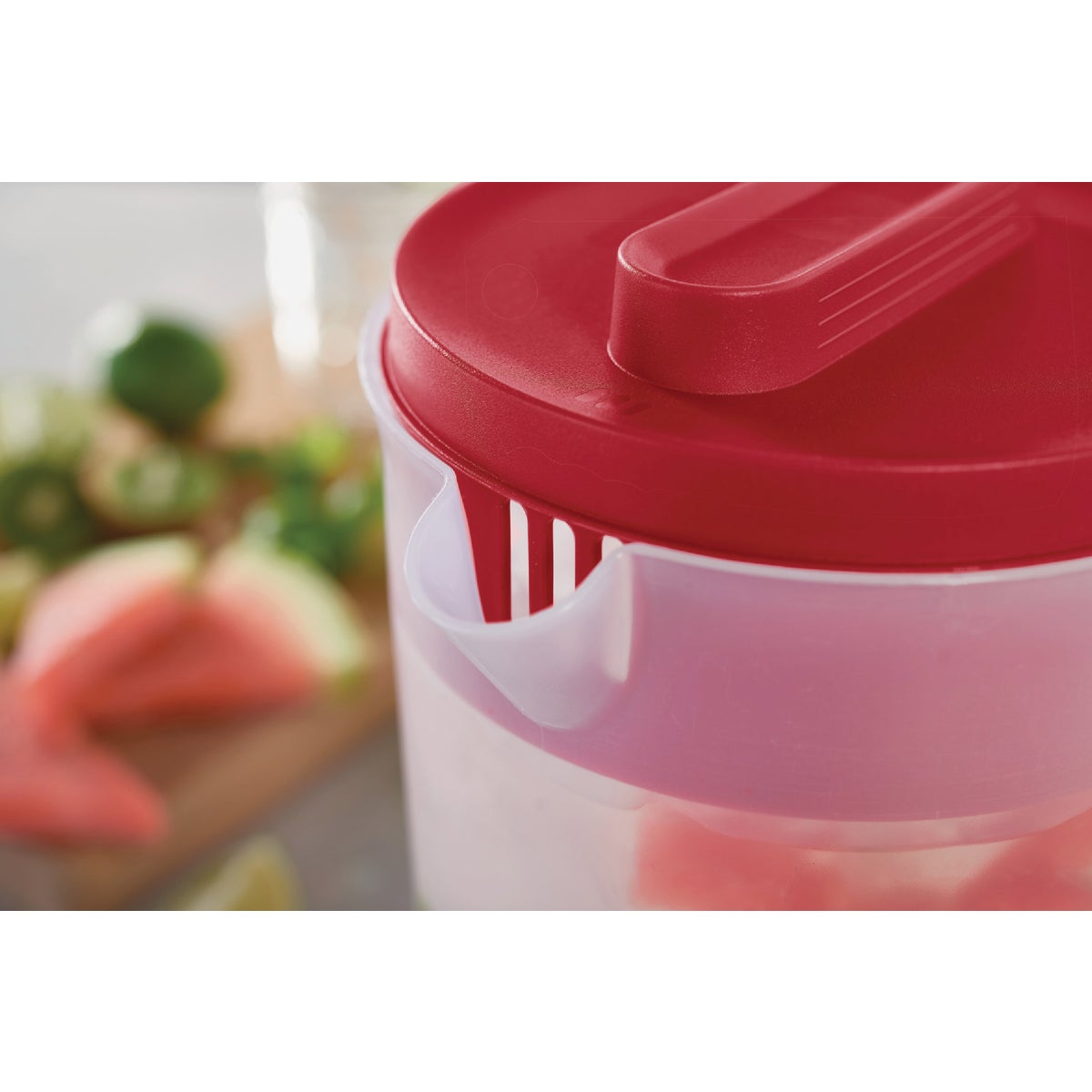 Rubbermaid 1 Gal. Simply Pour Plastic Pitcher with Multi-Function Lid Image 4