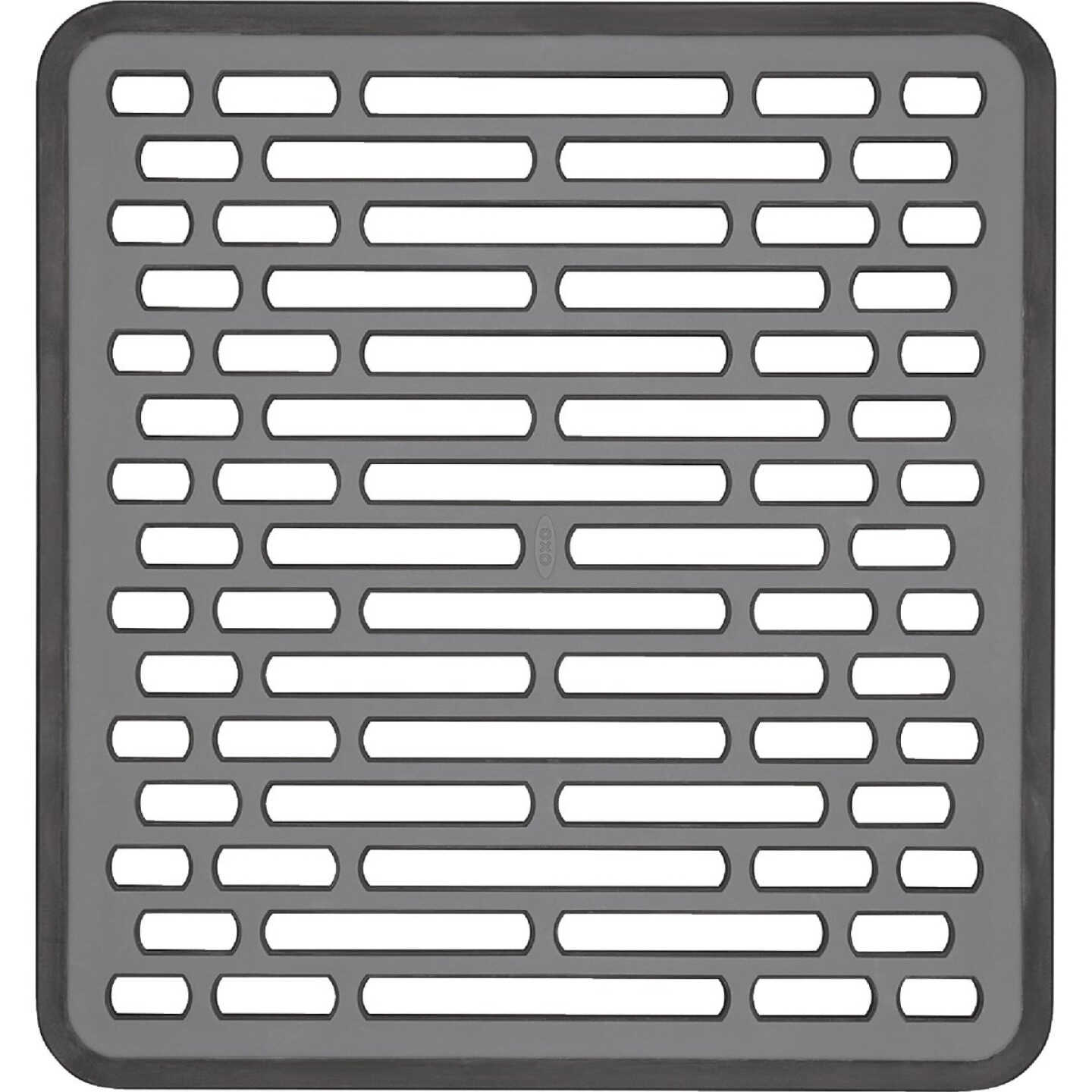 OXO Good Grips 11.5 In. x 12.25 In. Gray Sink Mat Image 1