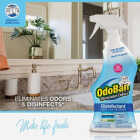 OdoBan 32 Oz. Fresh Linen Multi-Purpose Fabric & Air Freshener Disinfectant Spray Image 2