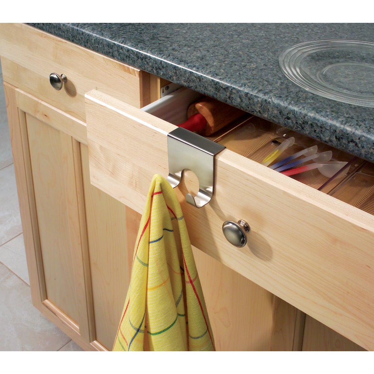 iDesign Stainless Steel 2-3/4 In. Over-the-Door Hook Image 2