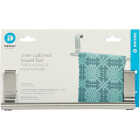 iDesign Zia 9-1/4 in. Brushed Stainless Steel Over The Cabinet Towel Bar Image 4