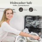 Gotham Steel Hammered Cream Cookware Collection (15-Piece) Image 2