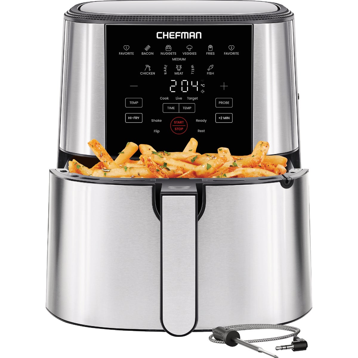 Chefman ExacTemp 5 Qt. Digital Air Fryer with Temperature Probe Image 5