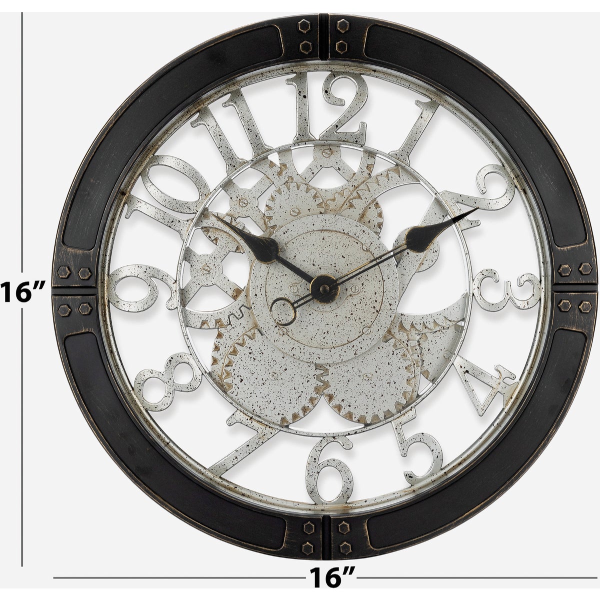 Westclox 16 In. Open Gears Wall Clock Image 3