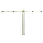 Household Essentials Sunline 6 Ft. 3 In. Steel Clothesline Post Image 1