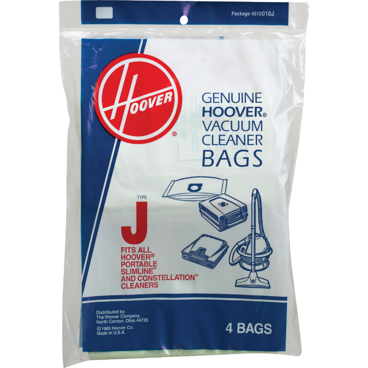 Hoover Type J Standard Vacuum Bag (4-Pack)